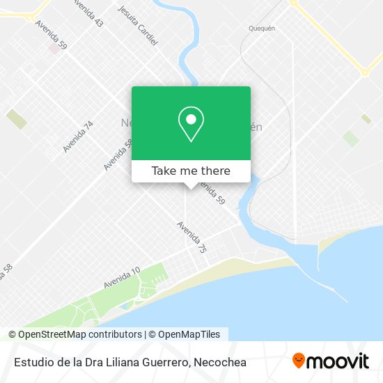Estudio de la Dra Liliana Guerrero map