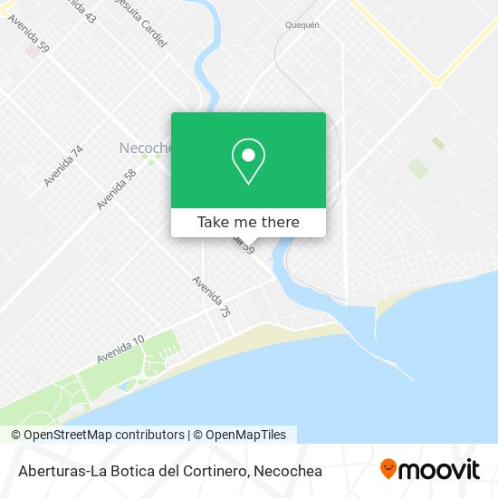 Aberturas-La Botica del Cortinero map