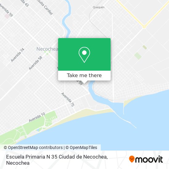 Escuela Primaria N 35 Ciudad de Necochea map