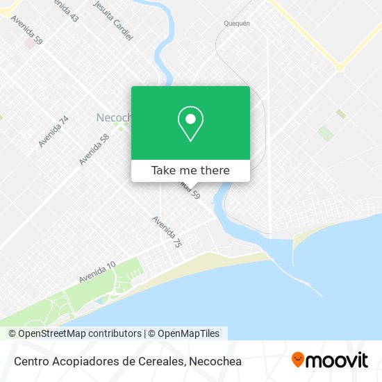 Centro Acopiadores de Cereales map