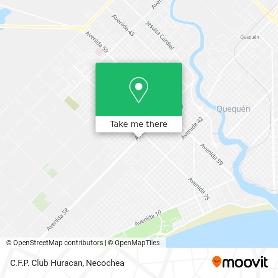 C.F.P. Club Huracan map