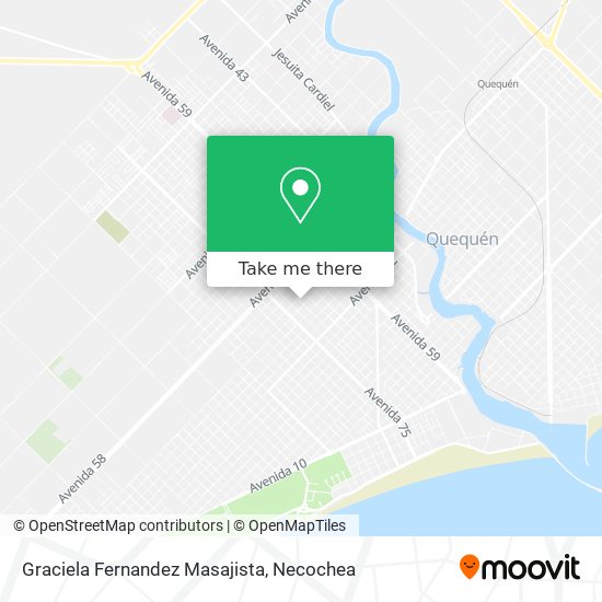 Mapa de Graciela Fernandez Masajista