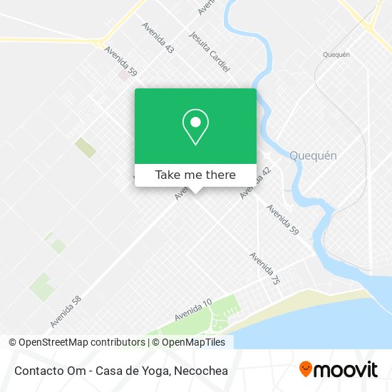 Contacto Om - Casa de Yoga map