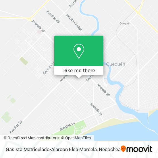 Gasista Matriculado-Alarcon Elsa Marcela map