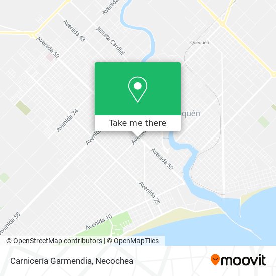 Mapa de Carnicería Garmendia