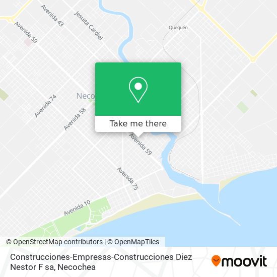 Construcciones-Empresas-Construcciones Diez Nestor F sa map