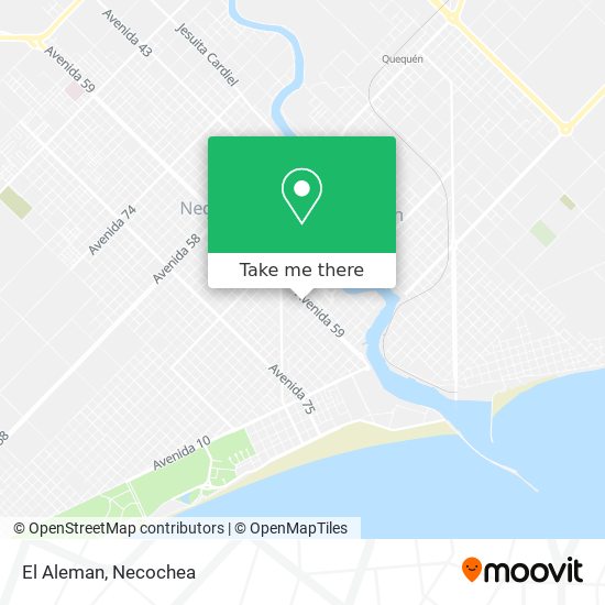 Mapa de El Aleman