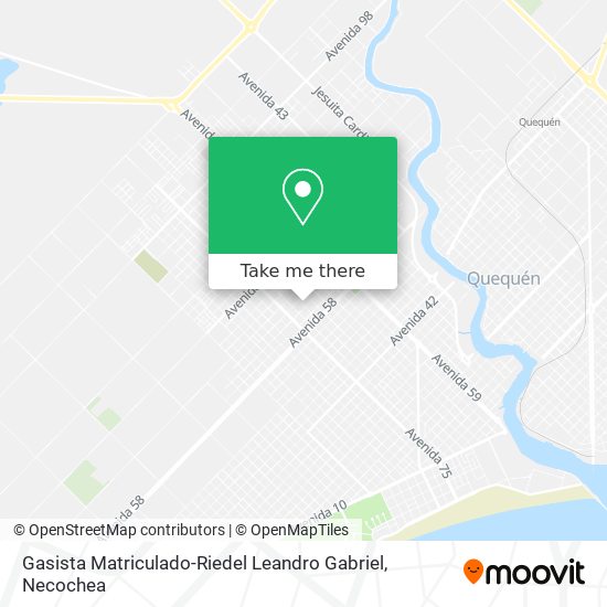 Gasista Matriculado-Riedel Leandro Gabriel map