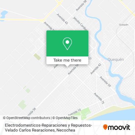 Electrodomesticos-Reparaciones y Repuestos-Velado Carlos Rearaciones map