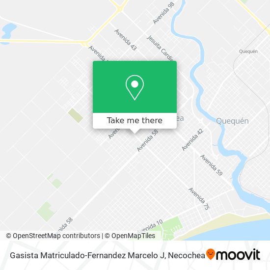 Mapa de Gasista Matriculado-Fernandez Marcelo J
