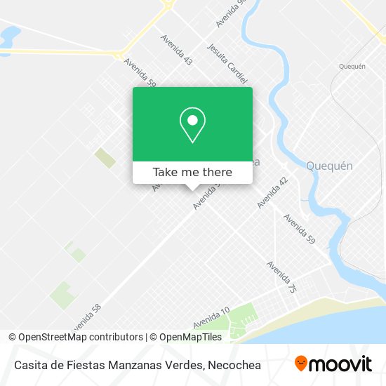 Casita de Fiestas Manzanas Verdes map