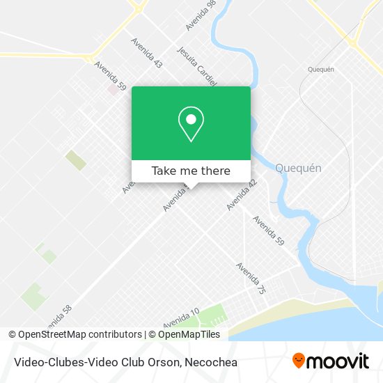 Video-Clubes-Video Club Orson map