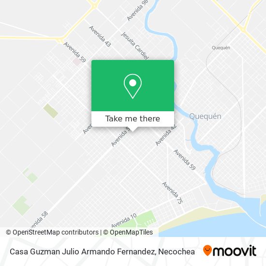Mapa de Casa Guzman Julio Armando Fernandez