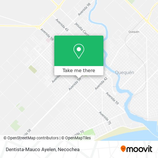 Mapa de Dentista-Mauco Ayelen
