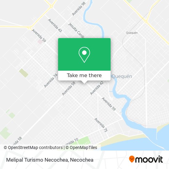 Mapa de Melipal Turismo Necochea