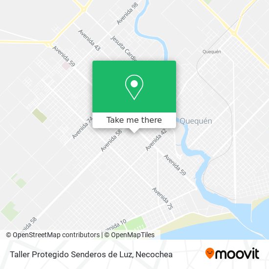 Taller Protegido Senderos de Luz map