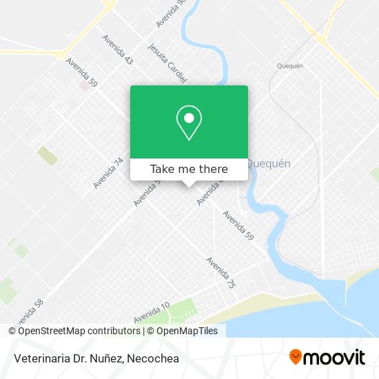 Mapa de Veterinaria Dr. Nuñez