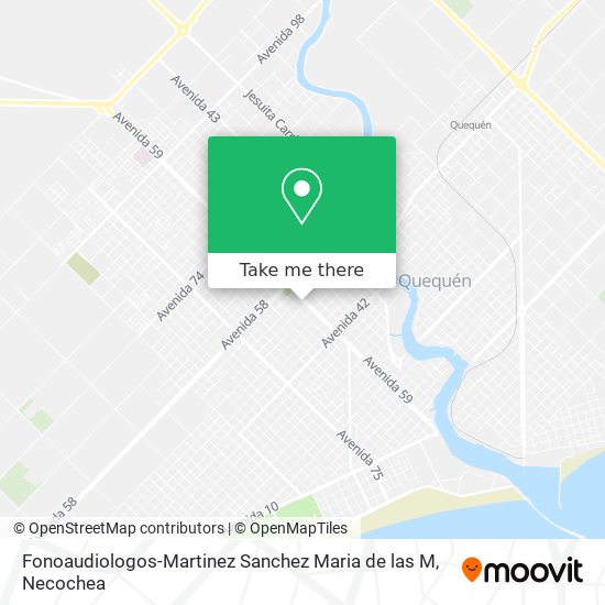 Fonoaudiologos-Martinez Sanchez Maria de las M map