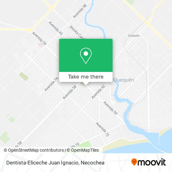 Dentista-Eliceche Juan Ignacio map