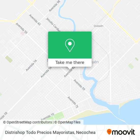 Distrishop Todo Precios Mayoristas map