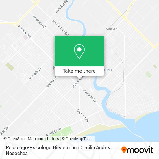 Psicologo-Psicologo Biedermann Cecilia Andrea map
