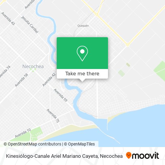Mapa de Kinesiólogo-Canale Ariel Mariano Cayeta