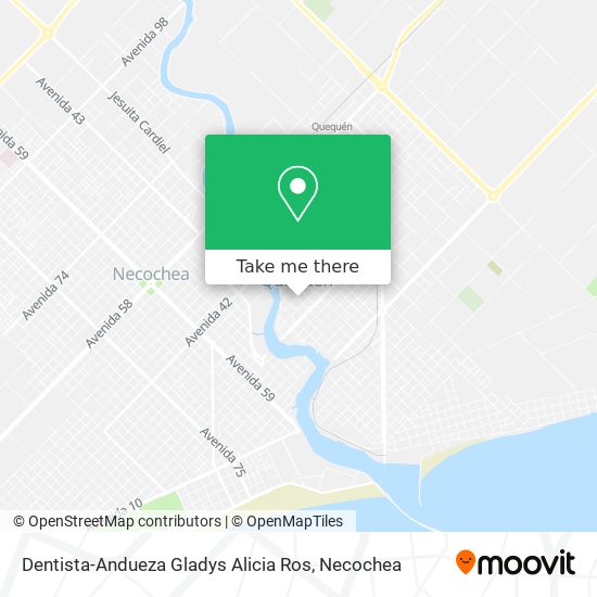Dentista-Andueza Gladys Alicia Ros map
