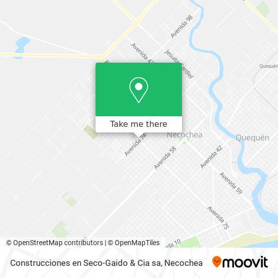Construcciones en Seco-Gaido & Cia sa map
