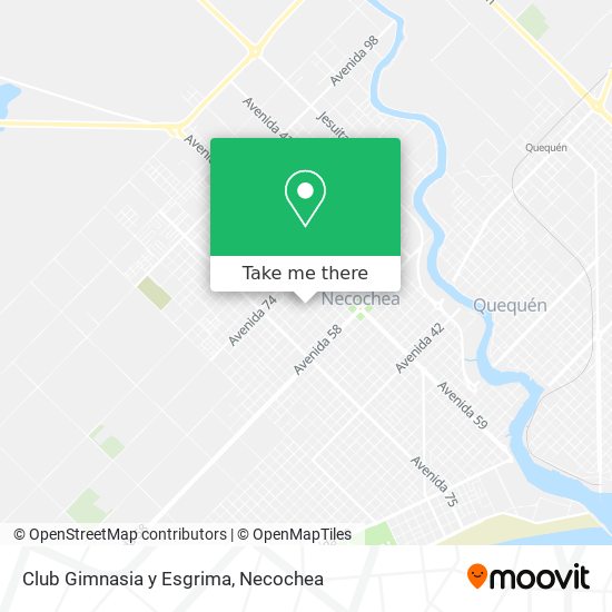 Club Gimnasia y Esgrima map