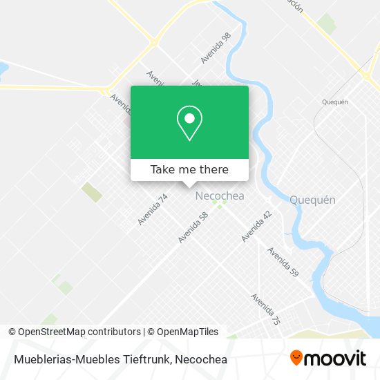 Mueblerias-Muebles Tieftrunk map