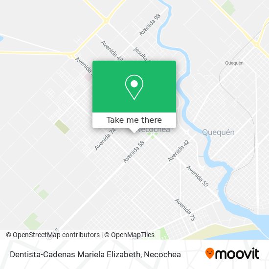 Dentista-Cadenas Mariela Elizabeth map