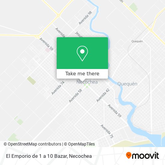 El Emporio de 1 a 10 Bazar map