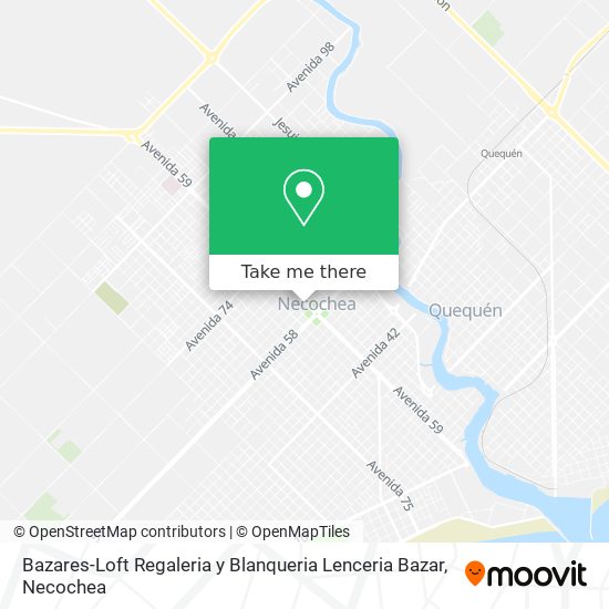 Mapa de Bazares-Loft Regaleria y Blanqueria Lenceria Bazar