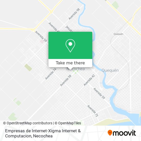 Empresas de Internet-Xigma Internet & Computacion map