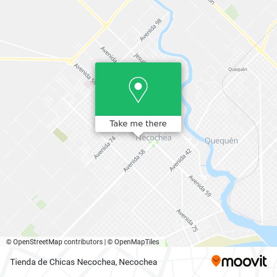 Tienda de Chicas Necochea map