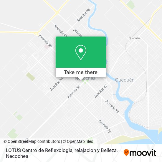 Mapa de LOTUS Centro de Reflexologia, relajacion y Belleza