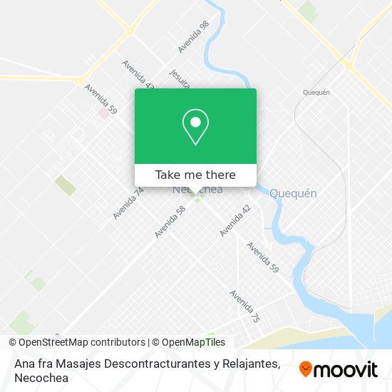 Ana fra Masajes Descontracturantes y Relajantes map