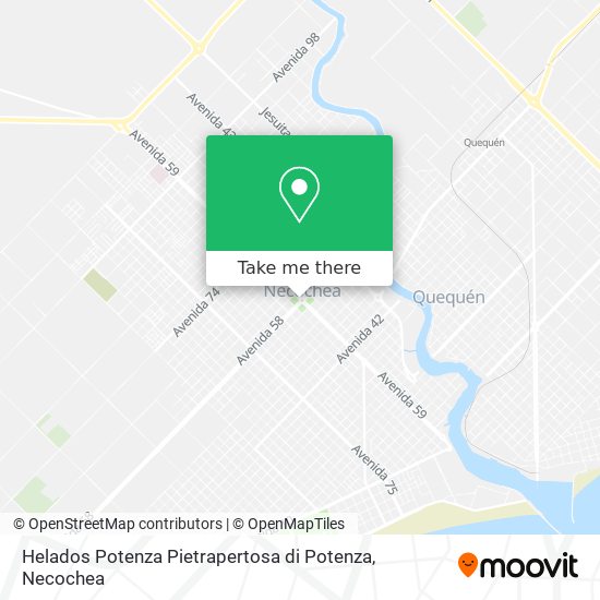 Mapa de Helados Potenza Pietrapertosa di Potenza