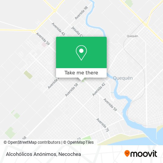 Mapa de Alcohólicos Anónimos