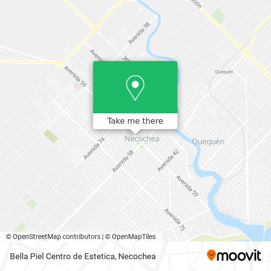 Mapa de Bella Piel Centro de Estetica