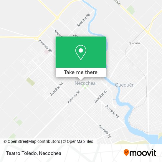 Teatro Toledo map