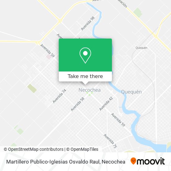 Mapa de Martillero Publico-Iglesias Osvaldo Raul
