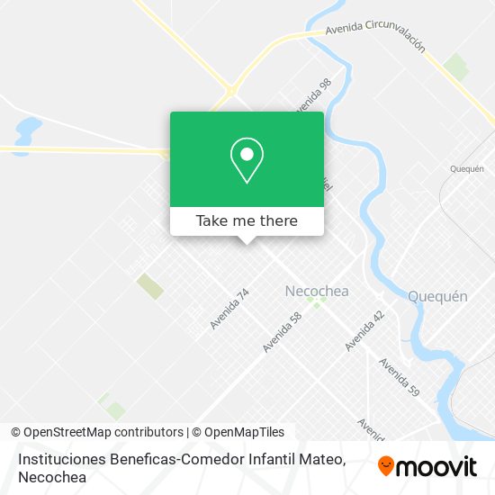 Mapa de Instituciones Beneficas-Comedor Infantil Mateo