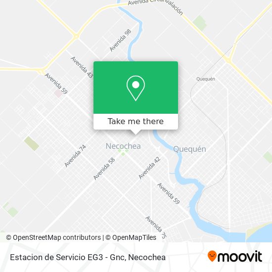 Estacion de Servicio EG3 - Gnc map