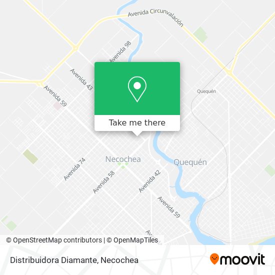Distribuidora Diamante map