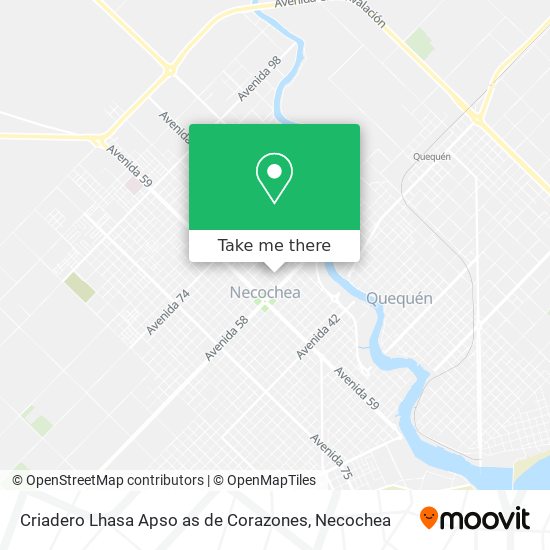 Mapa de Criadero Lhasa Apso as de Corazones