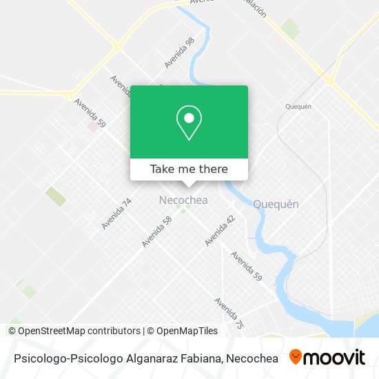 Mapa de Psicologo-Psicologo Alganaraz Fabiana