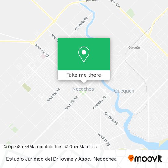 Estudio Juridico del Dr Iovine y Asoc. map