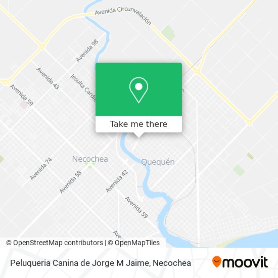 Mapa de Peluqueria Canina de Jorge M Jaime