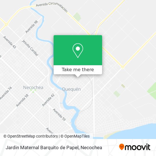 Mapa de Jardin Maternal Barquito de Papel